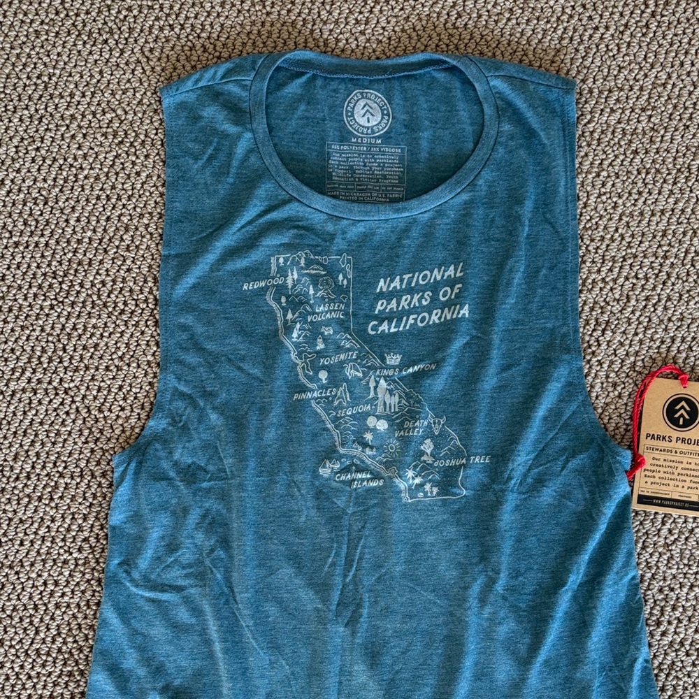 Parks Project National Parks of CA Muscle Tee